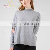 100 Cashmere Grey Women Winter Pure Custom Design Sweater thumbnail-1