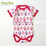 Baby Clothes Printed Lace Romper In Baby Rompers With Organic Cotton thumbnail-1