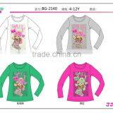 100% Cotton Girl's Long T-shirt Wholesale Lot thumbnail-2