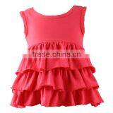 Wholesale Red Ruffle Party Dresses High Quality New Model Children Custom Clothing Child Girl Dress thumbnail-1