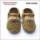 Leopard Pattern Newborn Baby Moccasins Baby Shoes thumbnail-1