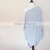 Floral Nursing Scarf - Nursing Cover Scarf - Christmas Gift for Mom - Pink Breastfeeding Cover - New Mom Gift - Baby Shower Gift thumbnail-6