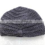 Many Colors Newborn Baby Photo Props Knot Hats Hand Crochet Photography Props Hat Crochet Cap thumbnail-6