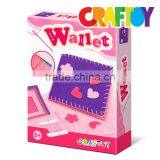 OEM Girl Craft Diy Kit Toy Create Your Sewing Felt Mini Wallet thumbnail-3