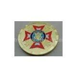 Zinc Alloy Gold Plating Veterans of Foreign Wars Personalized Coins With Soft Enamel, for Commemorat thumbnail-1