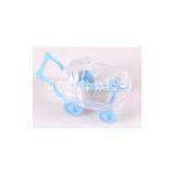 New Baby Gifts Novelty Pram Plastic Baby Pram Favor