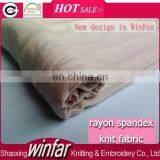 Winfar Textile Knit Dyed Viscose Elastane Fabric for Lady Dress thumbnail-1