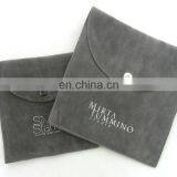 Simple but Luxury Feature and Accept Custom Order Jewelry Gift Pouch With Button Lock thumbnail-3