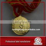 High Quality Hot Sale 3D Metal School Sports Meeting Use Zinc Alloy Award Promotion Gold Medal thumbnail-1