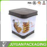 Small Tin Box With Tapper Shape, Hot Sale Round Cookie Tin Container