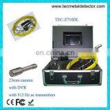 23mm Stainless Steel Camera Water Well Inspection Camera With DVR&512Hz Transmitter TEC-Z710DL