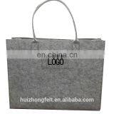 Custom Logo Large Printed Felt Blank Tote Shopping Bag thumbnail-1
