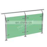 Top Grade Tempered Glass Balustrade Balcony Glass Railing thumbnail-2