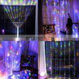 300 LED Copper Curtain String Fairy Lights USB 3 x 3m Remote Control 8Mode Garland Window Light Bedroom Indoor Wall Decoration thumbnail-7