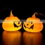 20 Halloween Pumpkin Battery Operated Holiday LED String Lights thumbnail-4