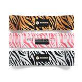 Harbour Custom Printed Logo Exercise Hip Woven Fabric Private Label Resistance Bands Set thumbnail-3