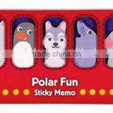 Polar Sea Animal in the Submarine Die Cut Shape Note Set Notepad Sticky Memo Pad thumbnail-4