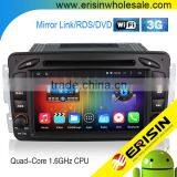 Erisin ES2507B 2 Din 7 Inch Touch Screen Android 4.4.4 Car DVD Player for Mercedes W203 thumbnail-1