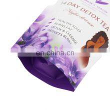 Custom Printing Stand Up Zipper Bag Aluminum Foil Pouch Doypack for Tea Bags thumbnail-3