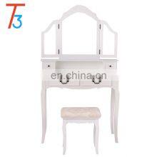 Antique Dressing Table With Mirror And Stool Made In China Dressing Table