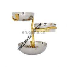 Round Black Bowl With Flower Art thumbnail-4