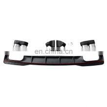 S7 Diffuser With Tailpipe for Audi A7 Refit to Audi A7 S Line High Quality Rear Bumper Diffuser 2019-IN thumbnail-2