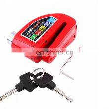 Security Waterproof Motorcycle Disc Brake Lock Alloy 6MM Anti-theft Smart Bicycle Alarm Disk Lock thumbnail-4