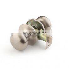 Satin Stainless Steel Passager Two Round Ball Dummy Knob Tubular Door Lock thumbnail-4