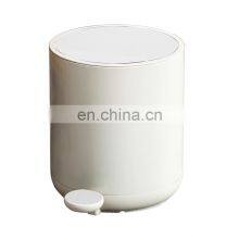 Fashionable Scandinavia Style Trash Can Bin &Toilet Brush Holder Bathroom Set With Rubber Coating & Soft Close thumbnail-1