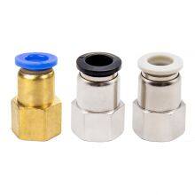 PCF Series Pu Hose Connector Female Straight Pneumatic One Touch Brass Fittings thumbnail-4