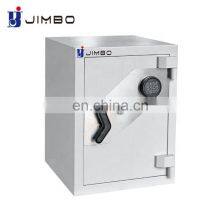 JIMBO New White Office Security Coffer Fort Steel Firearm Fire Burgler Resistant Deposit Box
