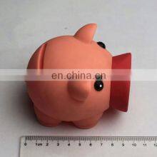 Cheap Unbreakable Wholesale Custom PVC Pig Shaped Money Saving Box Plastic Piggy Bank thumbnail-3