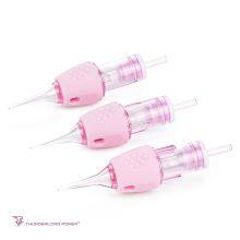 Wholesale Pink tattoo needle Universal cartridge needles permanent makeup cartridge tattoo needles with membrane