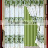 100% Polyester Luxury Window Curtain With Fancy Valance thumbnail-5