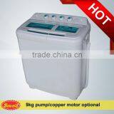 8-12KG Semi Auto Top Loading Twin Tub Barrel Washing Machine thumbnail-3