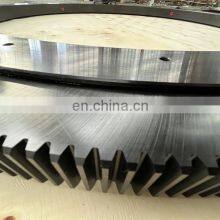 Customized Blackened Anti-rust Grinding Teeth P5 High Precision Slewing Bearing Gear Ring thumbnail-4