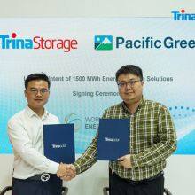 Trina Storage and Pacific Green sign Letter of Intent of 1500 MWh energy storage system at WFES