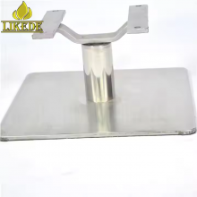 Stainless Steel Swivel Square Chair Base Rectangular Chair Base for Laundry Warehouse Farmhouse Applications thumbnail-4