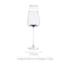 Free Samples Clear Luxury Goblet Crystal Wine Glasses Stemless Red Wine Glass Lead Free Long Stem Glassware thumbnail-4