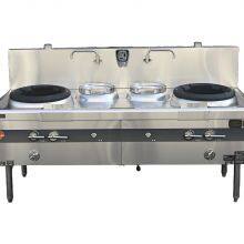 Silent Commercial Kitchen Equipment - Two Woks Two Warmer With 50Hz Frequency & Standard Compliant thumbnail-1