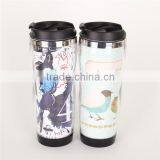 Shenzhen Factory Double Wall Plastic Advertising Tumbler With SS Inner thumbnail-5