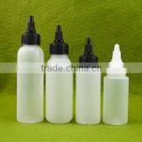 twist top cap glue oil 120ml plastic e-liquid dropper bottle for cosmetic packing