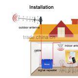 Manufacturer Signal Repeater Gsm/wcdma 2G 3G Two Network Phone Booster With Antenna Cables Kit thumbnail-5