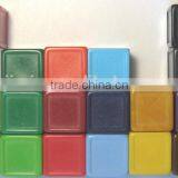 Plastic Custom Stickers Colored Blank Indented Dice thumbnail-1