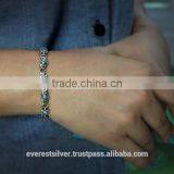 Cool Fashion Shiny Different Design Wholesale Thailand Hamsa Eye Bracelet Silver 925 thumbnail-4