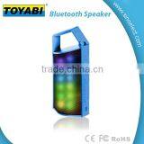 Multi Color Flash LED Wireless Bluetooth Portable Speaker Built in Mirco for Handsfree Suuport FM TF CARD thumbnail-4