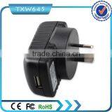 Single USB RCM Wall Charger 5V 2A Output USB Home Charger thumbnail-3