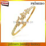Hot Selling Pentagram Charms Bangles Crystal Star Saudi Gold Jewelry Bracelets thumbnail-1