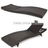 PE Rattan Wicker Outdoor Patio Pool Chaise Lounge Chair thumbnail-1