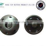 Metal Alloy Wheels Take Button Press Silver Snap Button
